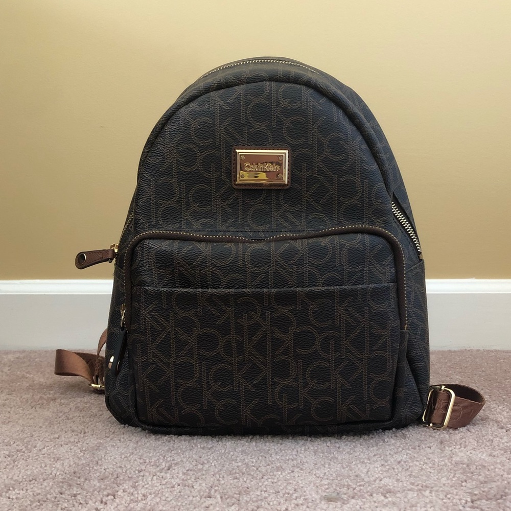 Calvin Klein Monogram Logo Backpack